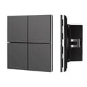 INTELLIGENT ARLIGHT Кнопочная панель KNX30423IN Black BUS Frameless IARL IP20 Металл 2 года 039663