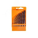 Набор сверл по металлу из 10 шт. 1-10 мм марка стали - Р6М5