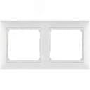 VALENA Рамка 2 поста горизонтальная белая 774452 LEGRAND