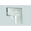 Connect Угол плоски (вниз) для ТК01133-8 алюминий