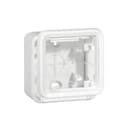 Накладная коробка - антибакт. покрытие - Программа Plexo - 1 пост - модульная - белый Legrand Euro