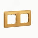 Cariva Рамка 2 поста матовое золото 695973 Legrand Euro