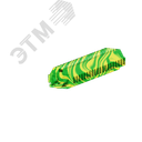 Клемма TB 1-1 с бок. подключ. с крепеж.фланцами, сечение 1,5 мм. кв., желто-зеленая