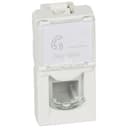 Mosaic Розетка телефонная RJ11 1 модуль 4 контакта