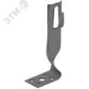 Держатель проводника круглого 6-8мм угловой скрытый h=140мм оцинкованная сталь TD IEK