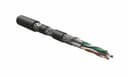 Кабель для сетей Industrial Ethernet Hyperline ISFTP4-C6-P23/7-ARM/W-SHF1/SHF1-BK (500 м)