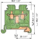 Клемма винтовая D2.5/52.5мм.кв TE Connectivity ОУЭО