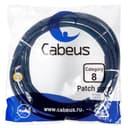 Патч-корд Cabeus PC-SSTP-RJ45-Cat.8-5m-LSZH (S/FTP, CAT.8, LSZH, 5 м, синий) (9705c)