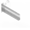 Консоль 115х40 основание 400 облегченная П-образная