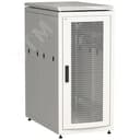 Шкаф напольный сетевой 19" LINEA N 28U 800х1000мм перфорированная передняя дверь. задняя перфорированная серый