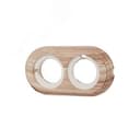 Лизетта Рамка 2-х постовая, пластик, цвет Карельская Сосна