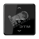 Клавиша для одинарной кнопки BCU  черная JUNG