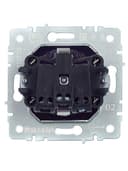 Розетка BRITE РС14-1-0-БрЧ 16А с заземл. защ. шторки механизм черн. IEK BR-R14-16-K02