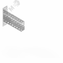 Консоль 85х40 основание 200 П-образная облегченная СОЭМИ