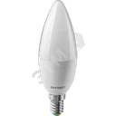 Лампа светодиодная LED 10вт Е14 теплый матовая свеча