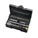 Набор метрических головок с удлиненной трещоткой Ergonic в кейсе, 13шт