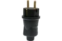 Вилка прямая 16А 2P+PE 230В IP44 каучук PROxima EKF RPS-011-16-230-44-r