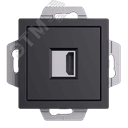 ATLASDESIGN РОЗЕТКА HDMI, механизм, КАРБОН