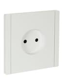 Розетка СП FORTE&PIANO FP218 10А без заземл. без защ. шторок винт. крепл. бел. IEK FP-R10-10-K01