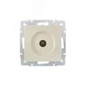 VESNA Розетка ТВ проходная крем