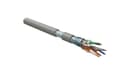 Кабель витая пара Hyperline FUTP4-C5E-S24-IN-LSZH-GY-305 (305 м)