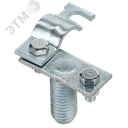 Держатель проводника круглый 8-10мм на изоляционную штангу оцинкованная сталь IEK