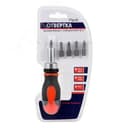 Отвертка реверсивная с набором бит 5+1 OTV07NB СКРАП