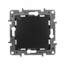 Выключатель одноклавишный, автоматические клеммы 10 AX 250В, антрацит