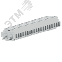 Клемма TB 1-1 с бок. подключ. с крепеж.фланцами, светло-серая
