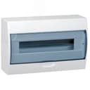 Щит распределительный навесной ЩРн-П-18 IP41 пластиковый белый прозрачная дверь