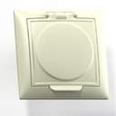 СЕЛЕНА Розетка с заземлением со шторками РС16-426 скрытая слоновая кость