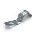 Скоба металлическая однолапковая усиленная противопожарная СМОУ d16-17 мм (100шт/1600шт уп/кор) Промрукав