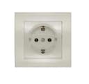 Розетка 1-м СП Бриллиант 16А IP20 с заземл. сл. кость UNIVersal 7948844