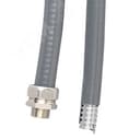 Металлорукав DN 10мм в гладкой EVA изоляции D внутреннний=10.0 мм D наружный= 15.0 IP66 (50м) серый