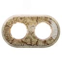 Лизетта Рамка 2-х постовая, керамика, цвет мрамор BF2-620-09 Бирони