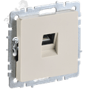 BRITE Розетка компьютерная RJ45 кат.5E РК10-БрКр бежевый