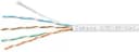Кабель LAN UTP (U/UTP), кат. 5e, 4x2x24 AWG, LSZH, нг(А)-HF, серый Cabeus UTP-4P-Cat.5e-SOLID-LSZH-GY (305 м)