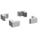 Уголок цоколя h=100мм серый (4шт/компл)