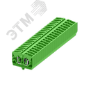 Клемма TB 1-1 бок. подключение с защелк.ножками, сечение 2,5 мм. кв., зеленый.