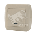 Демет Выключатель с подсветкой крем Lezard