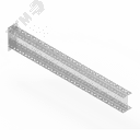 Консоль двойная 115х80 L900 (s:4) П-образная усиленная гор.цинк СОЭМИ