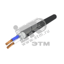 Кабель силовой ППГнг(А)-HF 2х50мк (N)-1 многопроволочный черный (барабан) Алюр