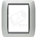 Накладка 3+3 модуля Светлый Алюминий