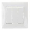 Выключатель Bravo 3кл, механизм, 10А, 250В, белый