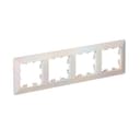 Рамка 4-м AtlasDesign Air жемчуж./дым. бел. SE ATN220404