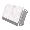 Угол вертикальный внешний 45 градусов с крышкой Стандарт 400х80 Промрукав