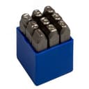 Набор ударных клейм 6 мм, цифры, 9 предметов