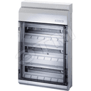 Щит распределительный навесной ЩРн-П-54 IP54 пластиковый с клеммой PE-N эластичные мембраны прозрачная дверь 54 модуля