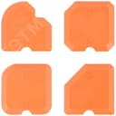 Шпатели эластичные для формирования швов, набор 4 шт