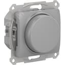 GLOSSA СВЕТОРЕГУЛЯТОР (диммер) поворотно-нажимной, 315Вт, механизм, АЛЮМИНИЙ Systeme Electric